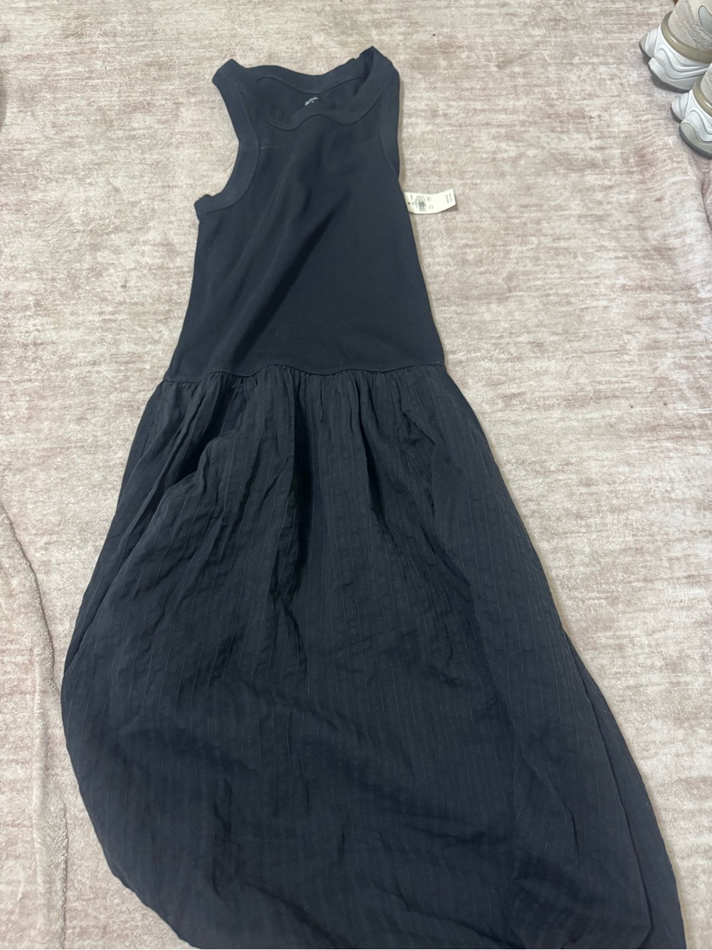 aerie drop waist maxi dress size small nwt